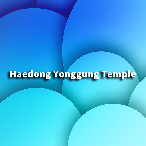 Haedong Yonggung Temple